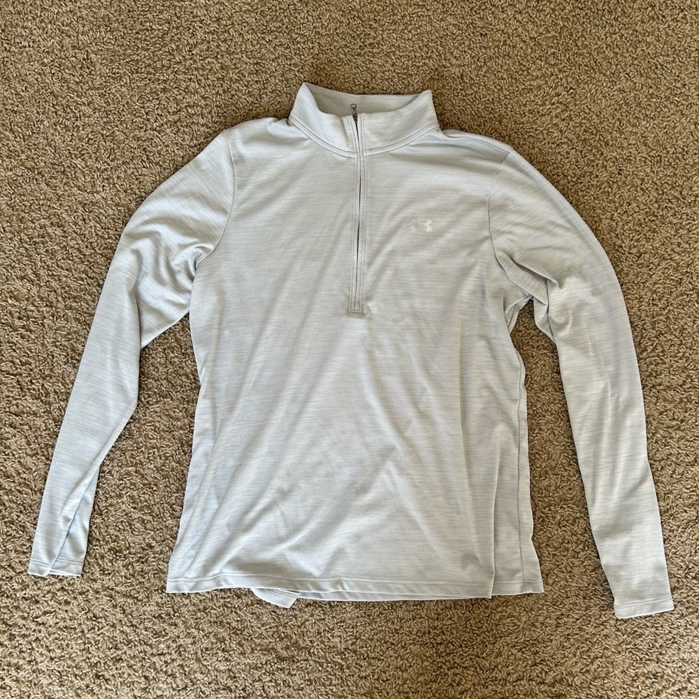 Under Armour Light Gray 1/4 Zip